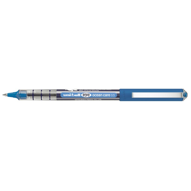 uni-ball rollerpen eye ocean care, zwart, 0,5 mm